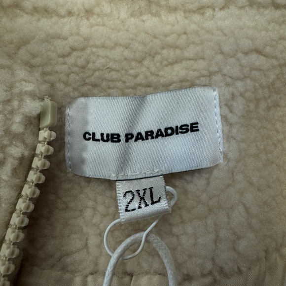 NWT Rare Club Paradise Teddy Pullover Sweatshirt Size 2XL - Picture 4 of 8